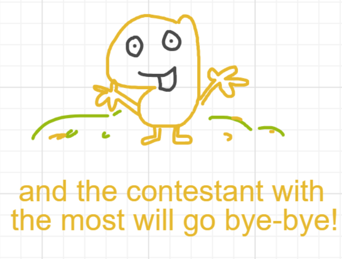 A panel from Running Duos, episode four of the Board Boards object show by Furretwalk/WalkingFurret.